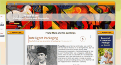 Desktop Screenshot of franzmarc.org