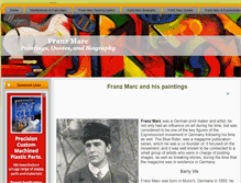 Tablet Screenshot of franzmarc.org